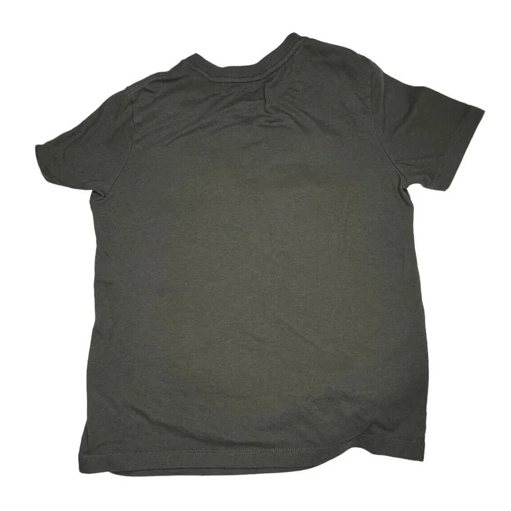 Tyrannosaurus Rex Dinosaur Boys Sz M‎ (8) Green T shirt Excellent condition